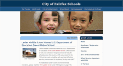 Desktop Screenshot of cityoffairfaxschools.org