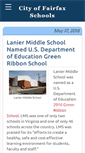 Mobile Screenshot of cityoffairfaxschools.org