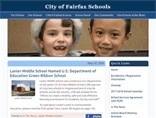 Tablet Screenshot of cityoffairfaxschools.org